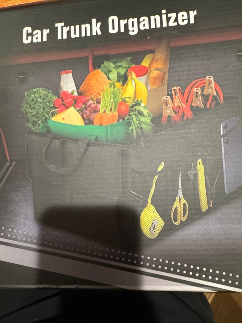 Car Trunk Organizer - Black